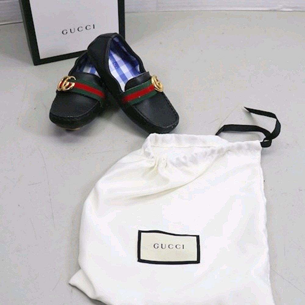SOLD-Gucci Youth Loafers Size/COA-SOLD